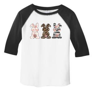 Trio Floral Easter Bunny Cute Toddler Fine Jersey T-Shirt