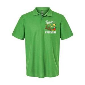 Tacos For Everyone Christmas Taco Funny Xmas Santa Family Softstyle Adult Sport Polo