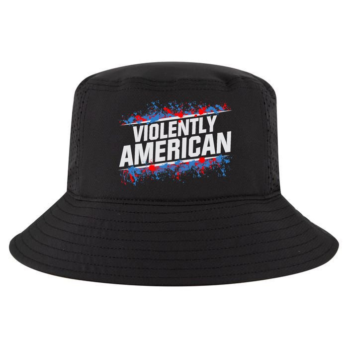 The Fat Electrician Violently American Cool Comfort Performance Bucket Hat