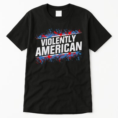The Fat Electrician Violently American Tall T-Shirt