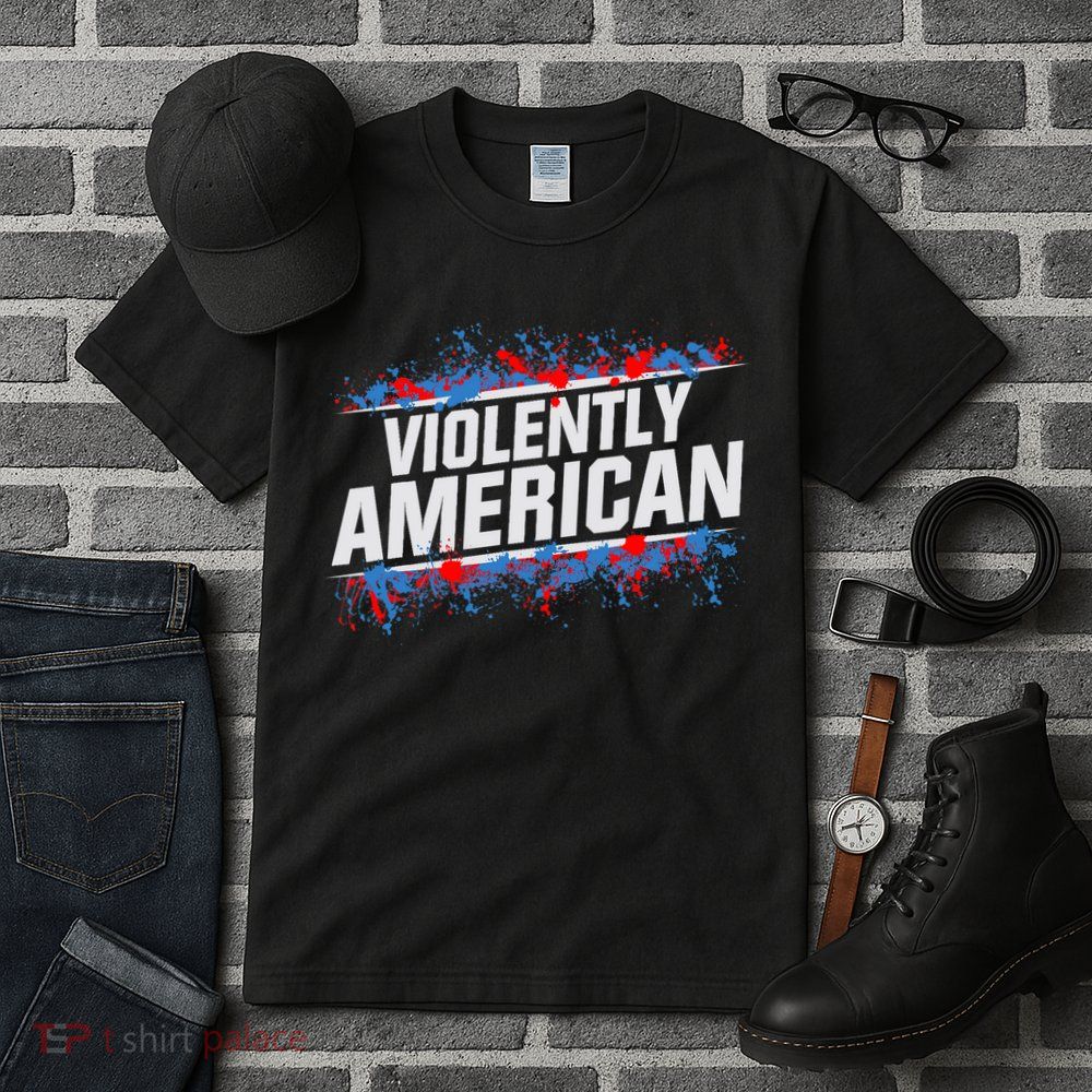 The Fat Electrician Violently American Tall T-Shirt