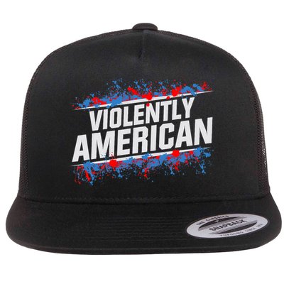 The Fat Electrician Violently American Flatbill Hat
