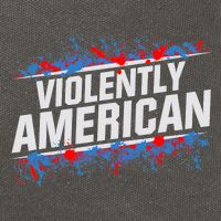 The Fat Electrician Violently American Cotton Canvas Backpack
