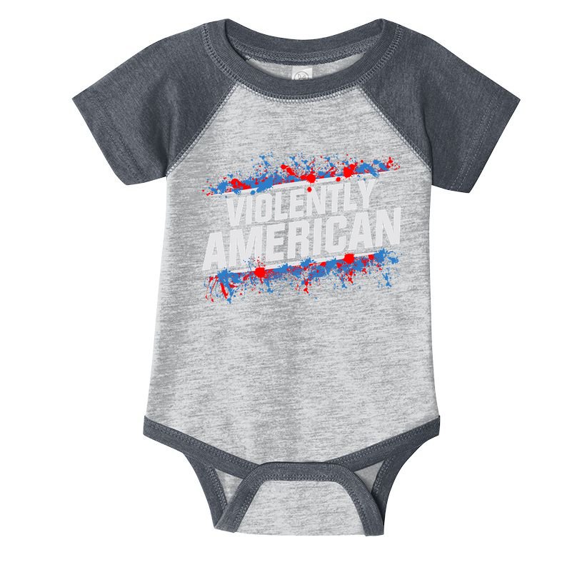 The Fat Electrician Violently American Infant Baby Jersey Bodysuit