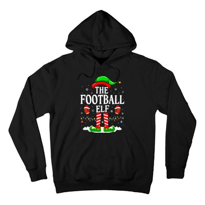 The Football Elf Xmas American Football Christmas Hoodie