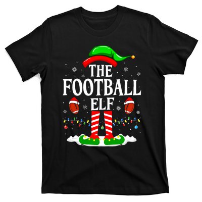 The Football Elf Xmas American Football Christmas T-Shirt