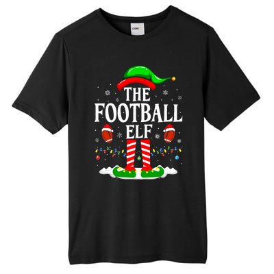 The Football Elf Xmas American Football Christmas Tall Fusion ChromaSoft Performance T-Shirt