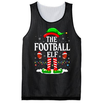 The Football Elf Xmas American Football Christmas Mesh Reversible Basketball Jersey Tank