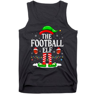 The Football Elf Xmas American Football Christmas Tank Top