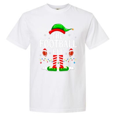 The Football Elf Xmas American Football Christmas Garment-Dyed Heavyweight T-Shirt