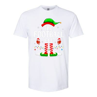 The Football Elf Xmas American Football Christmas Softstyle® CVC T-Shirt