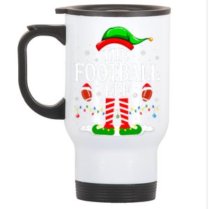 The Football Elf Xmas American Football Christmas Stainless Steel Travel Mug