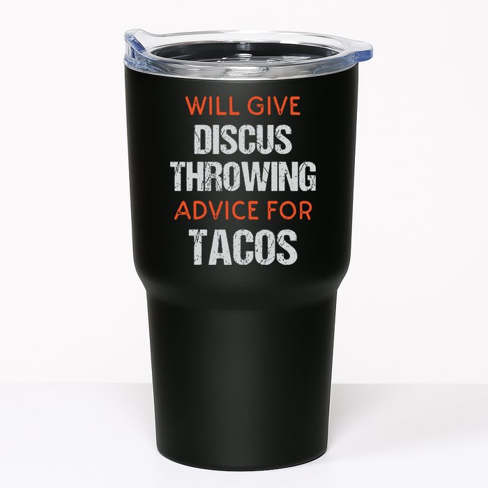 Track Field Events Throwing Humor Funny Discus Thrower Tumbler