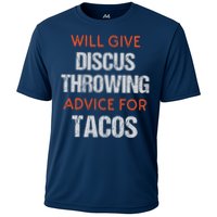 Track Field Events Throwing Humor Funny Discus Thrower Performance Shirt