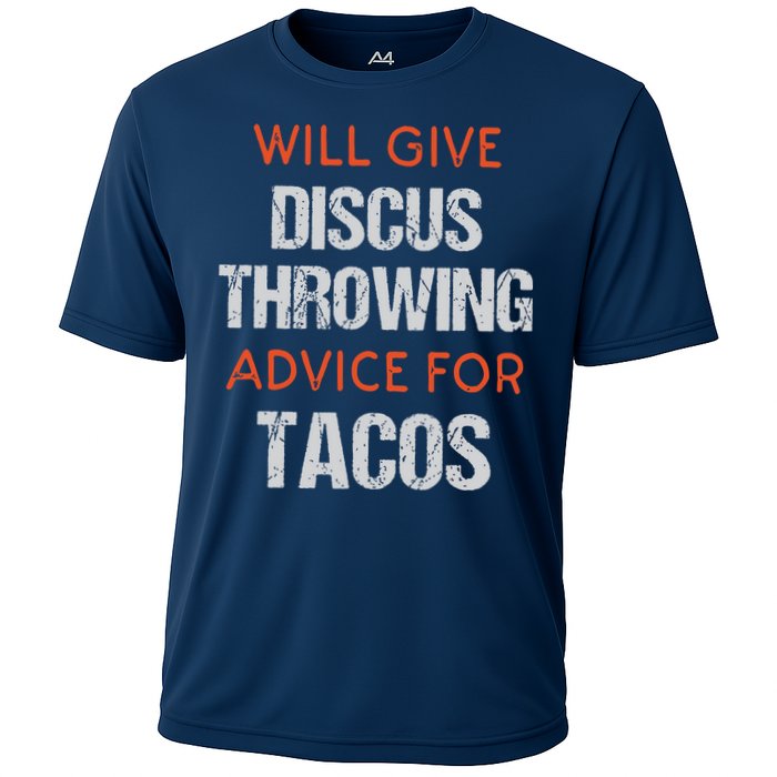 Track Field Events Throwing Humor Funny Discus Thrower Performance Shirt