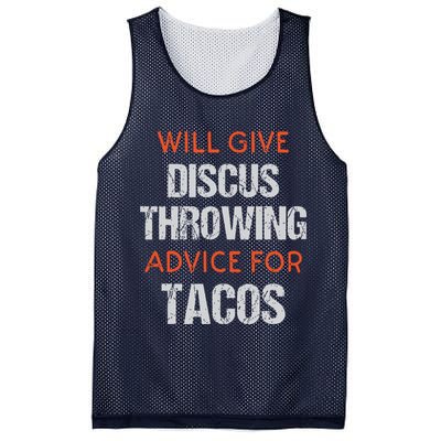 Track Field Events Throwing Humor Funny Discus Thrower Mesh Reversible Basketball Jersey Tank