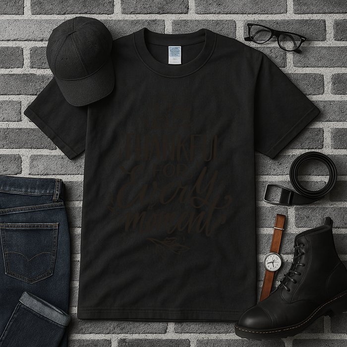 Thankful For Every Moment Tall T-Shirt