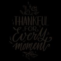 Thankful For Every Moment Drawstring Bag