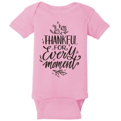 Thankful For Every Moment Baby Bodysuit