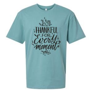 Thankful For Every Moment Sueded Cloud Jersey T-Shirt