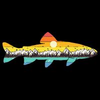Trout Fly Fishing Outdoor Forest Nature Wildlife Fisherman Womens Tank Top