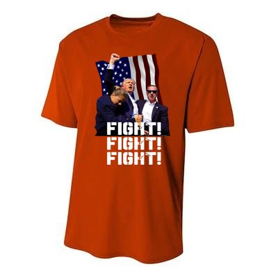 Trump Fight Fight Fight Gift Performance Sprint T-Shirt