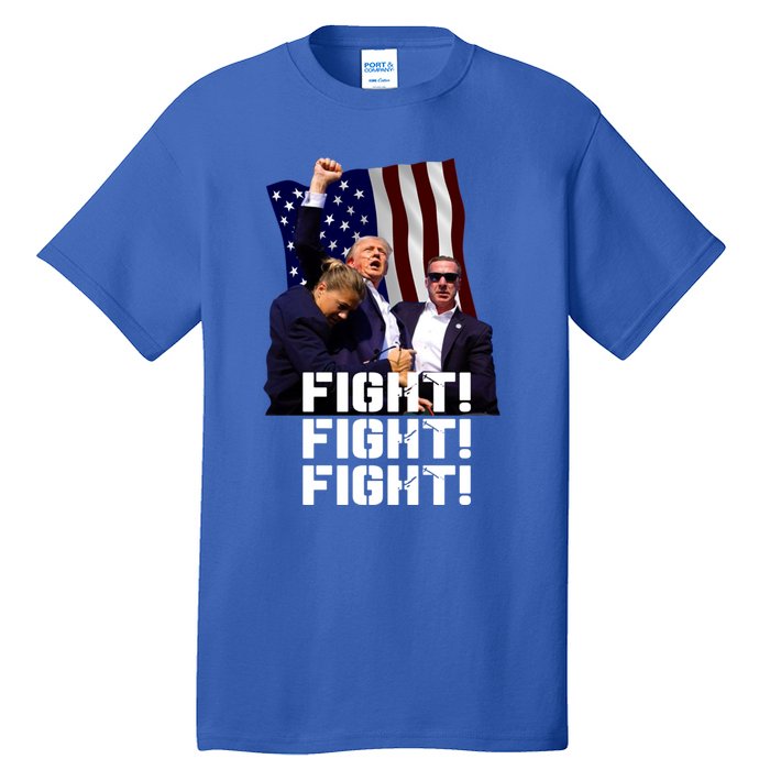 Trump Fight Fight Fight Gift Tall T-Shirt