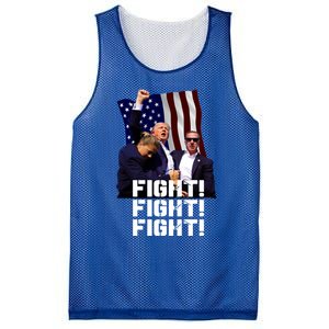 Trump Fight Fight Fight Gift Mesh Reversible Basketball Jersey Tank