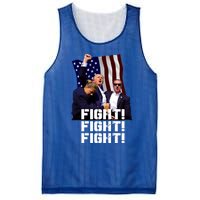 Trump Fight Fight Fight Gift Mesh Reversible Basketball Jersey Tank