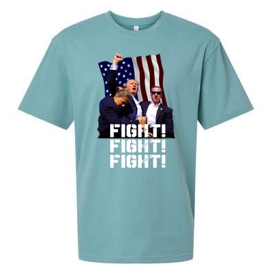 Trump Fight Fight Fight Gift Sueded Cloud Jersey T-Shirt