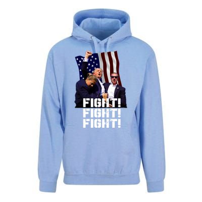 Trump Fight Fight Fight Gift Unisex Surf Hoodie