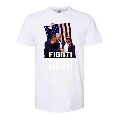 Trump Fight Fight Fight Gift Softstyle CVC T-Shirt