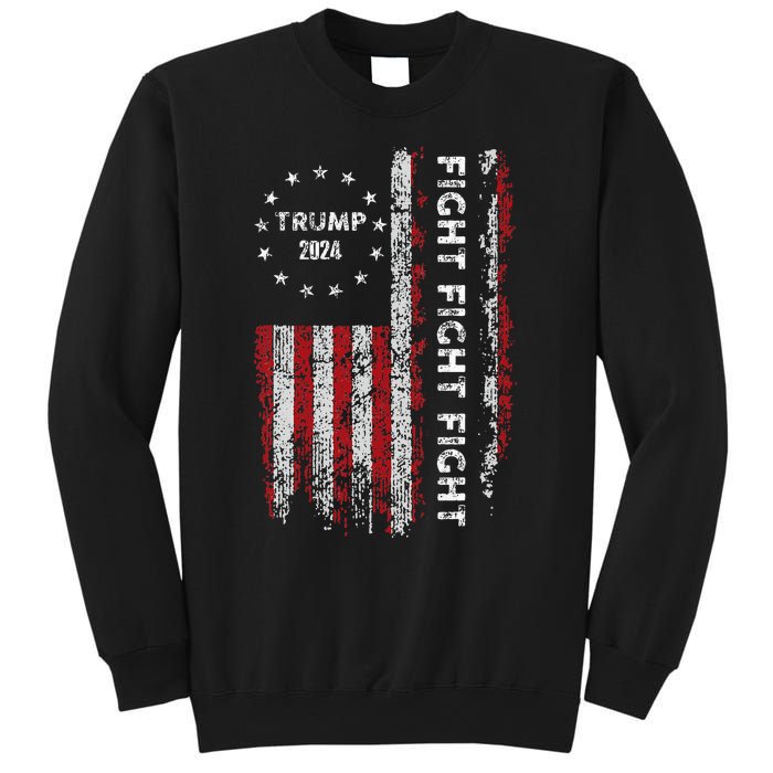 Trump Fight Fight Fight Pro Rump 2024 President Election Sweatshirt