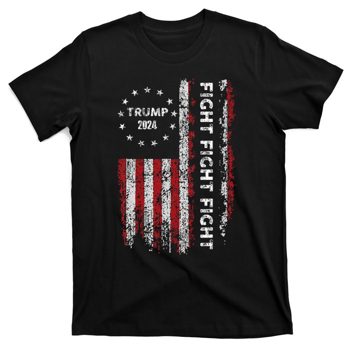 Trump Fight Fight Fight Pro Rump 2024 President Election T-Shirt