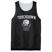 Touchdown Funny Football Basketball Sports Mesh Reversible Basketball Jersey Tank