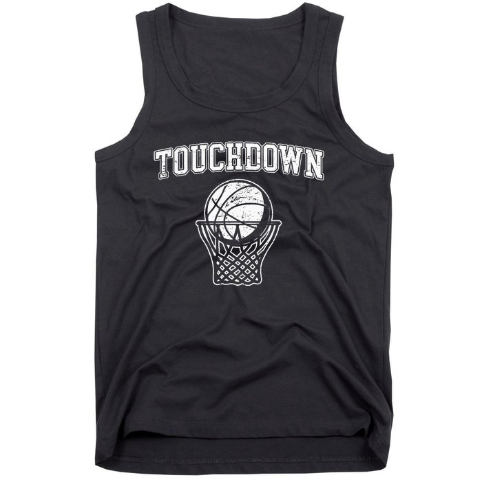 Touchdown Funny Football Basketball Sports Tank Top