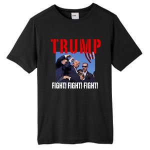 Trump Fight Fight Fight Rally Trump Fight Fight Fight Meaningful Gift Tall Fusion ChromaSoft Performance T-Shirt