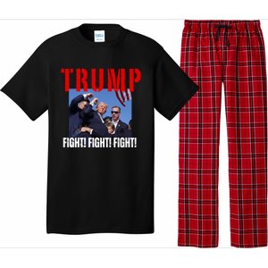 Trump Fight Fight Fight Rally Trump Fight Fight Fight Meaningful Gift Pajama Set