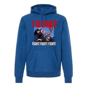 Trump Fight Fight Fight Rally Trump Fight Fight Fight Meaningful Gift Premium Hoodie