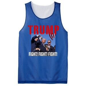 Trump Fight Fight Fight Rally Trump Fight Fight Fight Meaningful Gift Mesh Reversible Basketball Jersey Tank