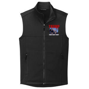 Trump Fight Fight Fight Rally Trump Fight Fight Fight Meaningful Gift Collective Smooth Fleece Vest