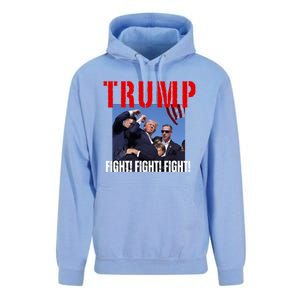 Trump Fight Fight Fight Rally Trump Fight Fight Fight Meaningful Gift Unisex Surf Hoodie