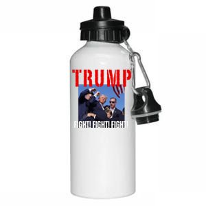 Trump Fight Fight Fight Rally Trump Fight Fight Fight Meaningful Gift Aluminum Water Bottle