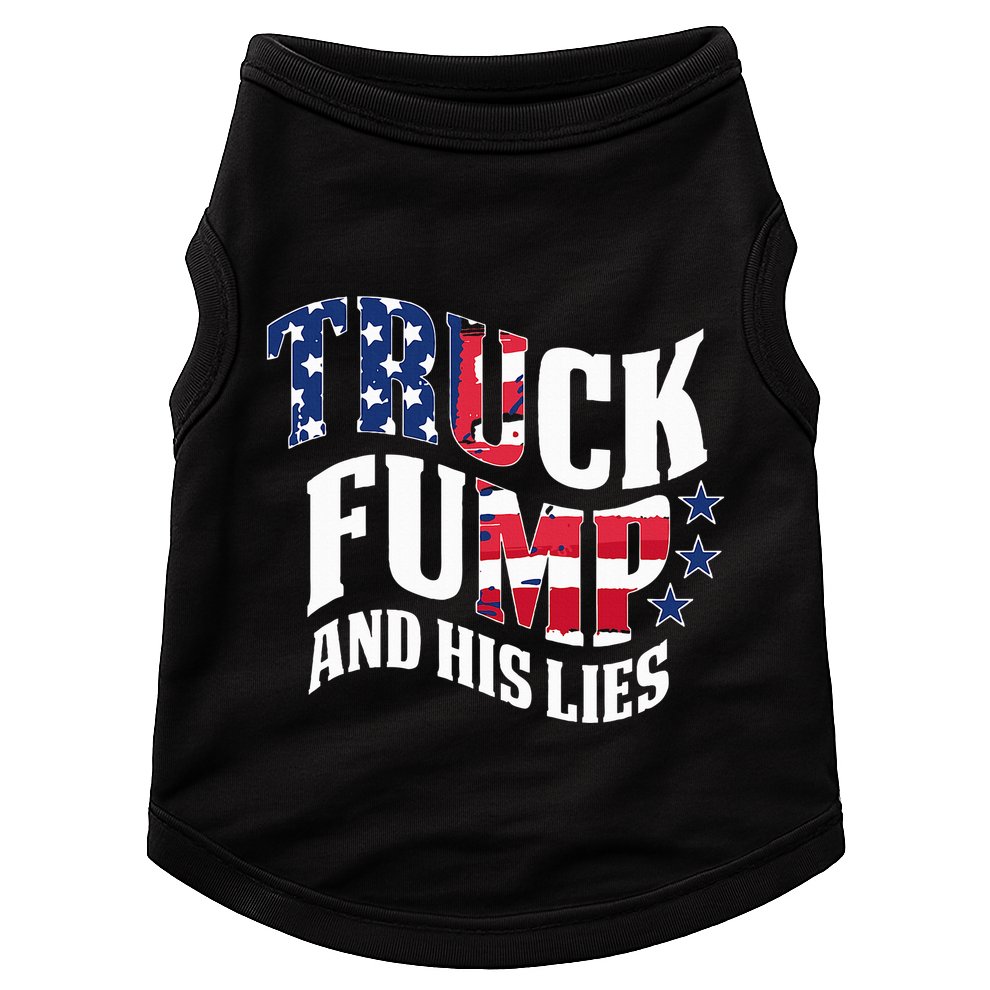 Truck Fump Funny Patriotic Trump Doggie Tank