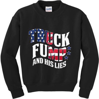 Truck Fump Funny Patriotic Trump Kids Sweatshirt