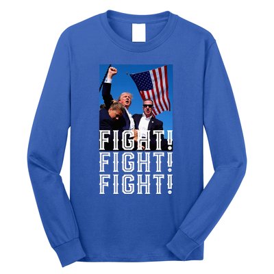 Trump Fight Fight Fight Long Sleeve Shirt