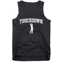 Touchdown Funny Football Golf Sports Tank Top