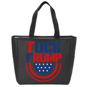 Tuck Frump Funny Anti Trump Zip Tote Bag