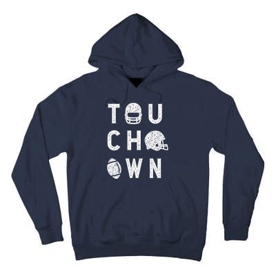 Touchdown Funny Football Mom Cheer Football Player Tall Hoodie