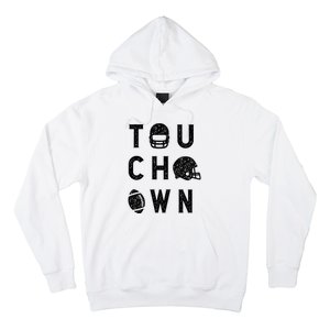 Touchdown Funny Football Mom Cheer Football Player Hoodie